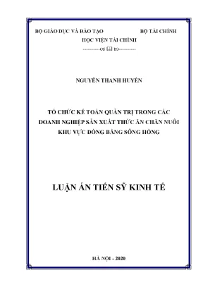 Tổ Chức Kế Toán Quản Trị Trong Doanh Nghiệp Sản Xuất