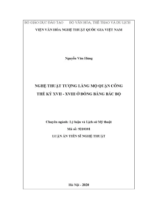 Nghệ Thuật Tượng Lăng Mộ Quận Công Thế Kỷ XVII-XVIII Ở 