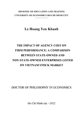 Ảnh hưởng của chi phí đại diện đến hiệu quả hoạt động