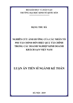 Nghiên cứu tác động của nhân tố phi tài chính đến hiệu