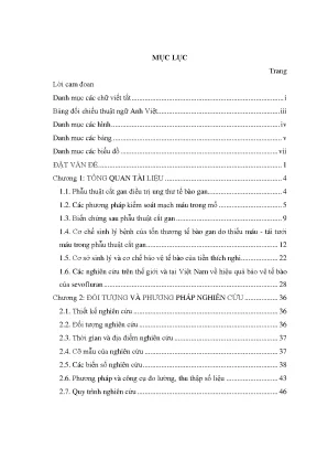 Bảo vệ tế bào gan hiệu quả với sevofluran trong phẫu 