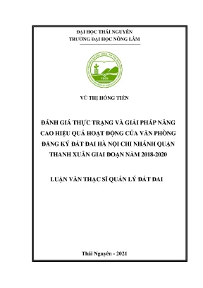 Giải pháp nâng cao hiệu quả hoạt động văn phòng đăng ký
