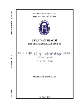 Nghiên cứu phát hành trái phiếu chính phủ tại Việt Nam