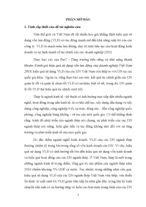 Tối ưu hóa sử dụng vốn lưu động trong ngành thép Việt Nam