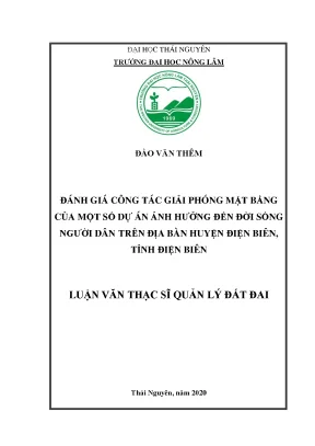 Đánh giá tác động giải phóng mặt bằng đến đời sống người