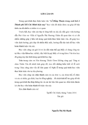 Lễ Hằng Thuận trong Cưới Hỏi tại TP. Hồ Chí Minh: Xu 