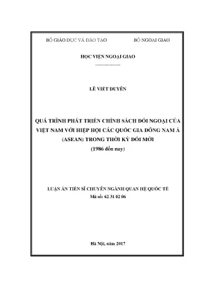 Quá Trình Phát Triển Chính Sách Đối Ngoại Việt Nam Với 