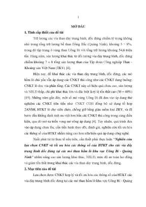 Nghiên cứu công nghệ khai thác và tối ưu hóa hệ thống 