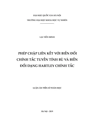 Nghiên cứu biến đổi chính tắc và phép chập liên kết