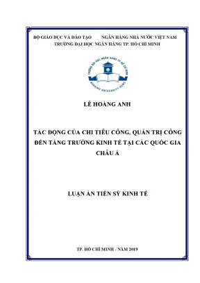Tác động của chi tiêu công đến tăng trưởng kinh tế ở châu Á