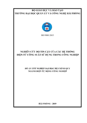 Nghiên cứu độ tin cậy hệ thống điện tử công suất trong 