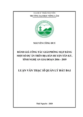 Đánh giá công tác bồi thường giải phóng mặt bằng tại