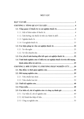 Đánh giá hiệu quả cai thuốc lá qua tư vấn trực tiếp và 