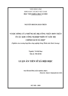 Cuộc sống của bà mẹ đơn thân tại khu công nghiệp Sóng 