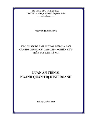 Những yếu tố ảnh hưởng đến giá bán căn hộ chung cư cao