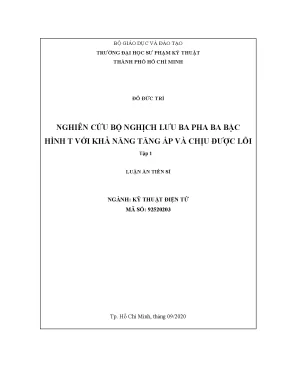 Nghiên cứu bộ nghịch lưu ba pha ba bậc hình t với khả 