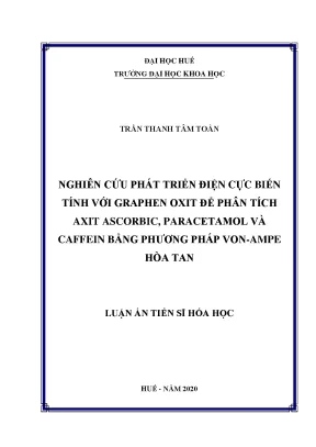 Nghiên cứu điện cực biến tính với graphen oxit cho phân 