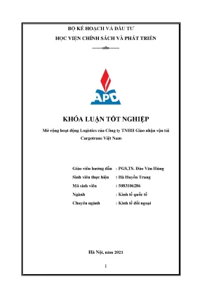 Mở Rộng Hoạt Động Logistics Tại Cargotrans Việt Nam