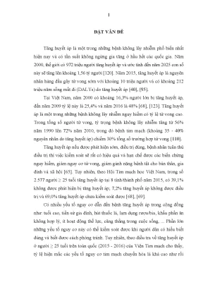 Tăng huyết áp ở người 18-69 tuổi tại Thủ Đức: Thực trạng 