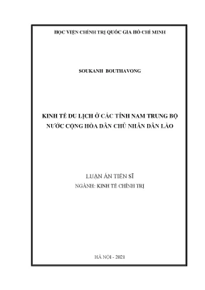 Nghiên cứu kinh tế du lịch tại Nam Trung Bộ, Lào