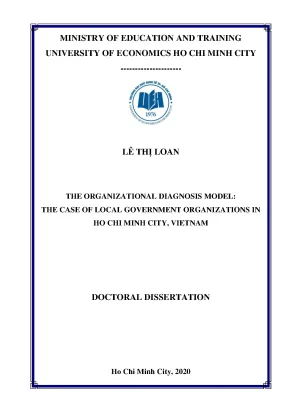 Mô Hình Chẩn Đoán Tổ Chức Hành Chính Nhà Nước Tại TP. Hồ