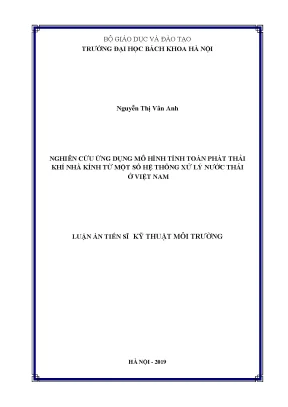 Nghiên cứu phát thải khí nhà kính từ hệ thống xử lý nước