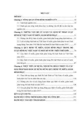 Miễn Giảm Hình Phạt Trong Pháp Luật Hình Sự Việt Nam