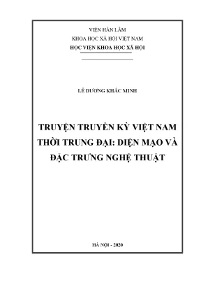 Nghiên cứu truyện truyền kỳ Việt Nam thời trung đại: Đặc 