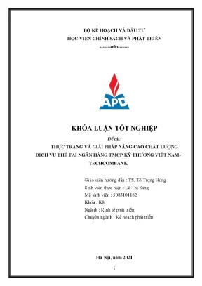 Các nhân tố ảnh hưởng đến quyết định sử dụng thẻ ngân 