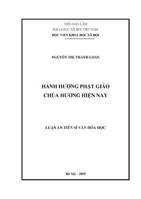 Nghiên cứu về hành hương Phật giáo tại chùa Hương hiện nay