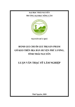 Đánh giá chuỗi giá trị sản phẩm gỗ keo tại huyện Phú 