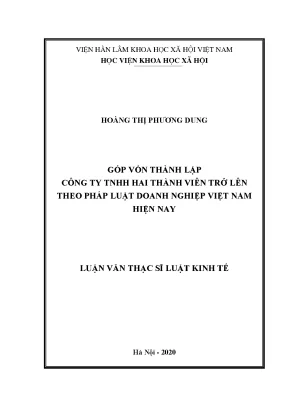 Hướng dẫn góp vốn thành lập công ty TNHH hai thành viên