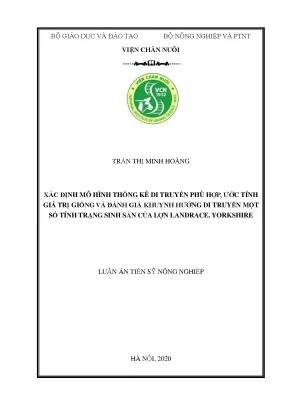 Mô Hình Thống Kê Di Truyền Đánh Giá Tính Trạng Sinh Sản 