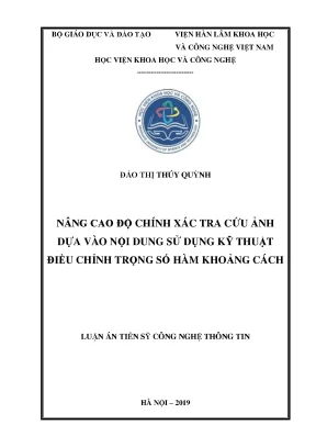 Nâng cao độ chính xác tra cứu ảnh bằng kỹ thuật điều 