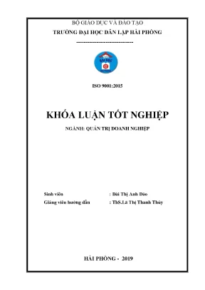 Cải thiện quy trình tuyển dụng tại công ty TNHH Thương 