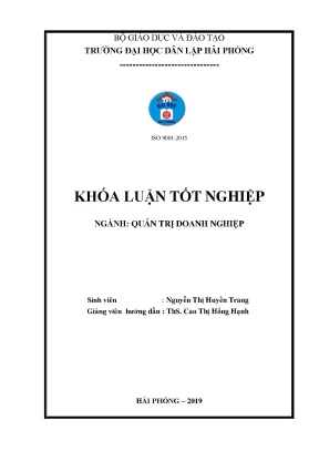 Phát triển nguồn nhân lực tại Công ty TNHH Thương mại 