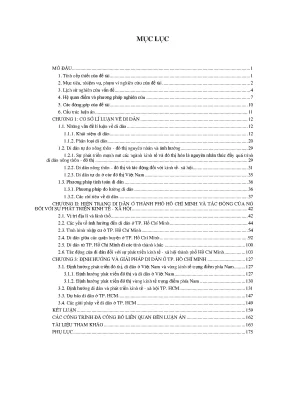 Tác động của di dân đến phát triển kinh tế xã hội tại TP.HCM