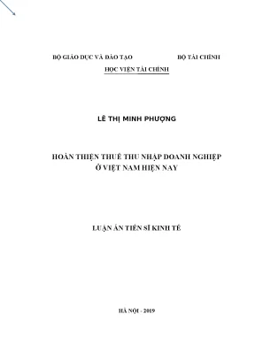 Cải cách thuế thu nhập doanh nghiệp tại Việt Nam 2023