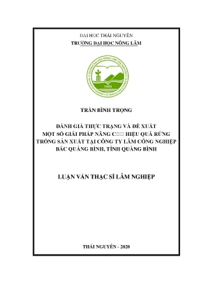 Giải pháp nâng cao hiệu quả rừng trồng tại Công ty Lâm 