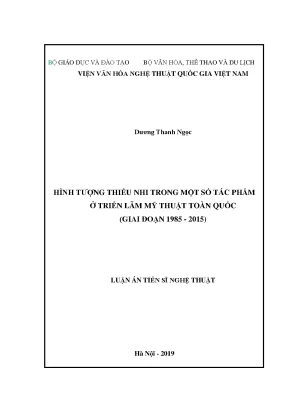 Hình Tượng Thiếu Nhi Trong Mỹ Thuật Việt Nam (1985-2015)