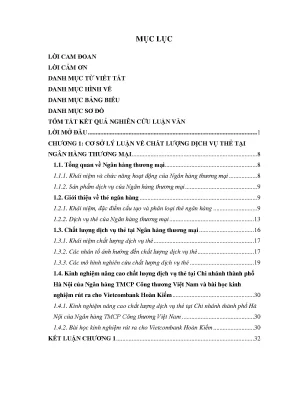 Nâng cao chất lượng dịch vụ thẻ tại ngân hàng TMCP Ngoại