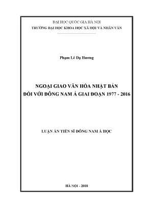 Ngoại giao văn hóa Nhật Bản tại Đông Nam Á (1977-2016): 