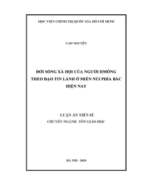 Đời sống xã hội người H'Mông theo đạo Tin Lành ở miền 