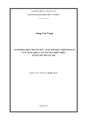 Nghiên cứu phát triển kinh tế và quản lý tài nguyên 