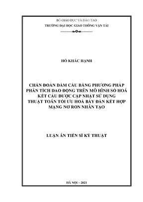 Chẩn Đoán Dầm Cầu Bằng Phân Tích Dao Động Và Thuật Toán 