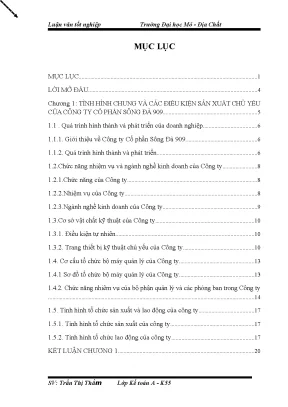 Cải thiện công tác tiền lương tại Công ty Cổ phần Sông 