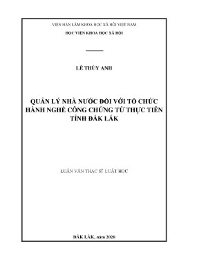 Quản lý nhà nước trong hành nghề công chứng tại Đắk Lắk