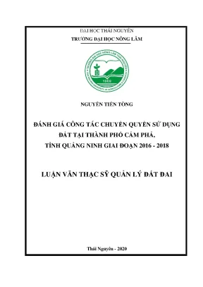 Đánh giá chuyển quyền sử dụng đất tại Cẩm Phả, Quảng 