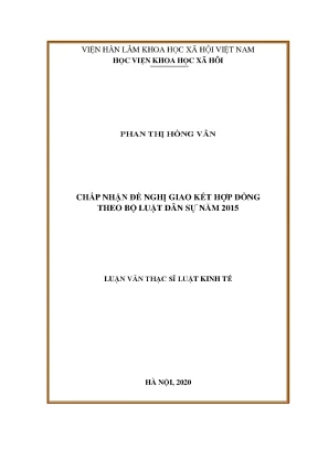 Chấp Nhận Đề Nghị Giao Kết Hợp Đồng Theo Bộ Luật Dân Sự 2015