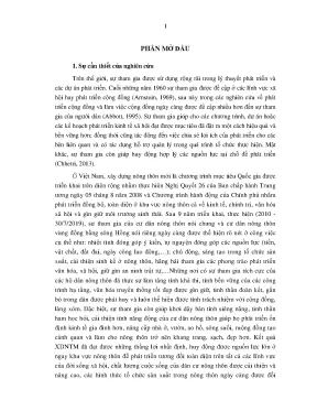 Tham Gia Cư Dân Nông Thôn Trong Xây Dựng Nông Thôn Mới